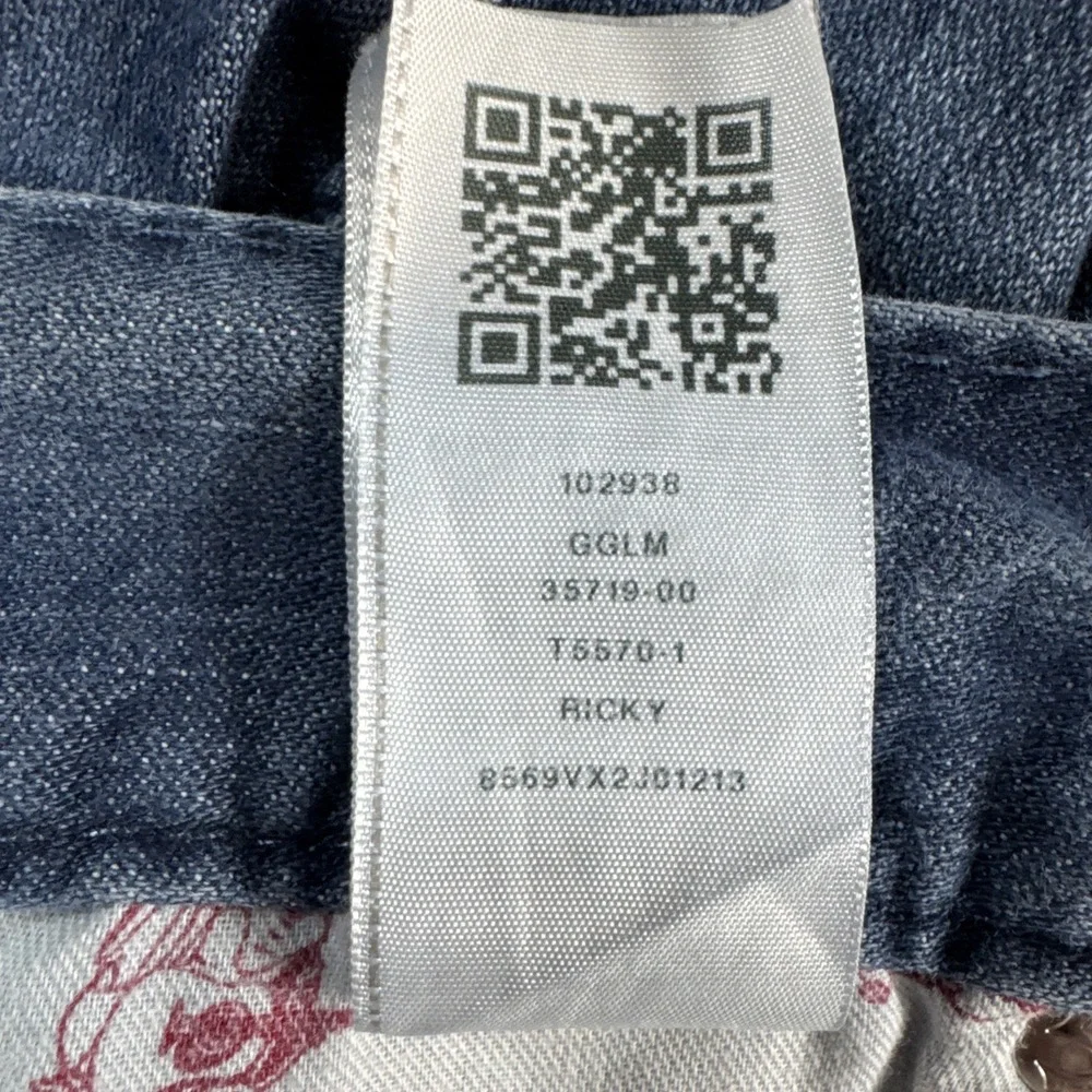 True Religion Men's  38x27 Ricky Relaxed Straight Super T Jeans -112790 Fade